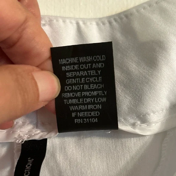 NWT New Directions White Bermuda Shorts, Women’s 12 - Picture 5 of 5